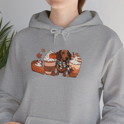 Dachshund Autumn Hoodie for Women - Wiener Dog Fall Hoodie